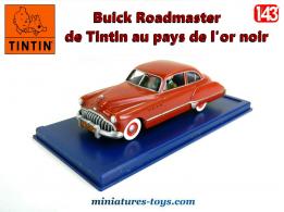 La Buick de Tintin au pays de l'or noir en miniature par Atlas au 1/43e