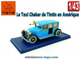 Le Taxi de Tintin en Amérique miniature par Atlas Collections au 1/43e