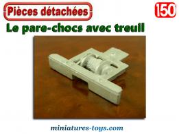 Le pare-chocs avec treuil pour camion militaire miniature au 1/50e