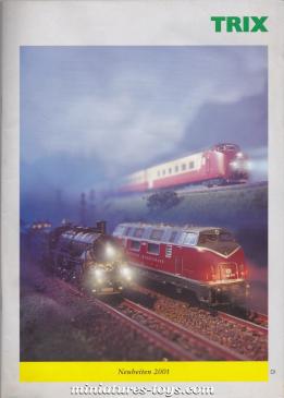 Le catalogue Trix 2001 de trains électriques miniatures
