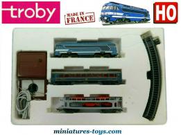 Le coffret de train électrique A1A A1A 68000 miniature par Troby au H0 HO