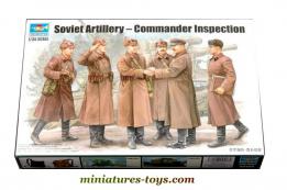 La boite d'artilleurs et commandant russes en 1944 par Trumpeter au 1/35e