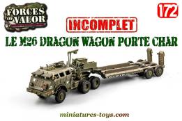 Le M26 Dragon Wagon porte char miniature par Unimax Forces of Valor au 1/72e