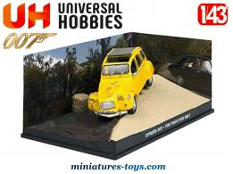 La 2cv Citroën de James Bond en miniature par Universal Hobbies au 1/43e