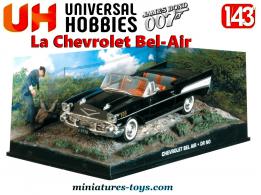 La Chevrolet Bel Air en miniature James Bond par Universal Hobbies au 1/43e