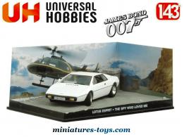 La Lotus Esprit de James Bond en miniature Universal Hobbies au 1/43e