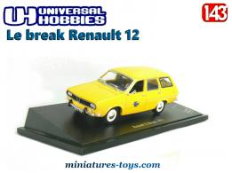 La Renault 12 break de la Poste en miniature par Universal Hobbies au 1/43e