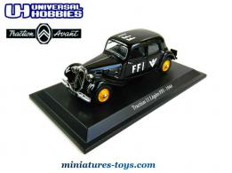 La Traction avant Citroën 11 FFI miniature d'Universal Hobbies au 1/43e