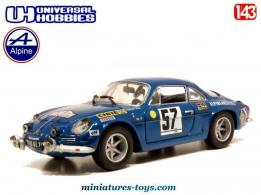 Alpine A110 Berlinette Tour de Corse 1969 miniature Universal Hobbies au 1/43e