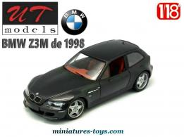 Le coupé BMW Z3M de 1998 en voiture miniature par UT-Models au 1/18e