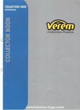 Le catalogue de miniatures Verem grand format de 2005