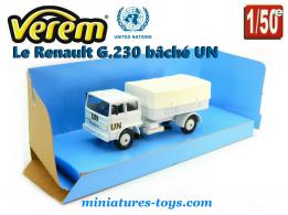 Le camion militaire Renault G.230 bâché UN en miniature Verem au 1/50e