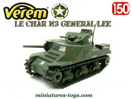 Le char américain M3 Général Lee vert en miniature par Verem au 1/50e