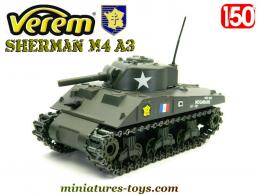 Le char américain Sherman M4 A3 canon court miniature par Verem au 1/50e