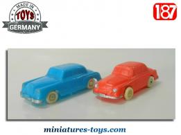 La Mercedes 180 et la Borgward TS miniatures made in Germany au H0 HO 1/87e