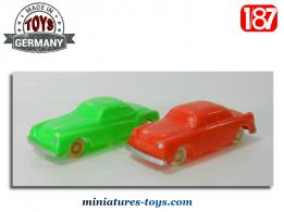 Un lot de voitures miniatures Opel et Borgward made in Germany au H0 HO 1/87e