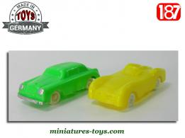 Un lot de 2 voitures miniatures made in Germany au H0 HO 1/87e