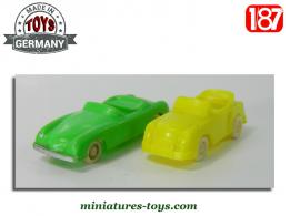 Un lot de 2 voitures miniatures made in Germany au H0 HO 1/87e