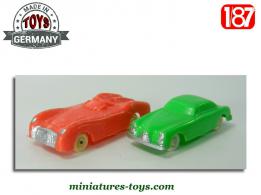 Un lot de 2 voitures miniatures made in Germany au H0 HO 1/87e