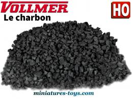 Un chargement de charbon en miniature par Vollmer au HO H0 1/87e