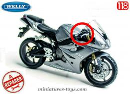 La moto Triumph Daytona 675 en miniature de Welly au 1/18e à réparer