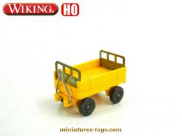 Le chariot postal de quai de gare en miniature par Wiking au 1/87e H0 HO