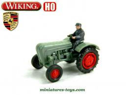 Le tracteur agricole Porsche Diesel en miniature par Wiking au 1/87e H0 HO