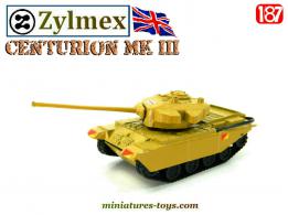 Le char anglais Centurion Mk III en miniature par Zylmex au 1/87e