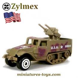 L'Half-track américain M3 et la jeep en miniatures de Zylmex au 1/60e