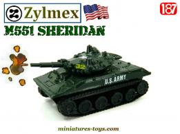 Le char américain M551 Sheridan en miniature par Zylmex au 1/87e