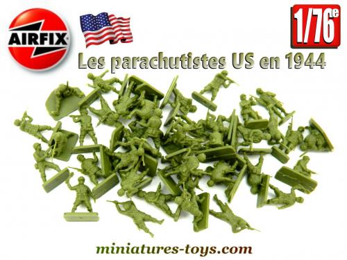 Figurines Parachutistes Américains Cal.30, Seconde Guerre Mondiale, Pour Wargame