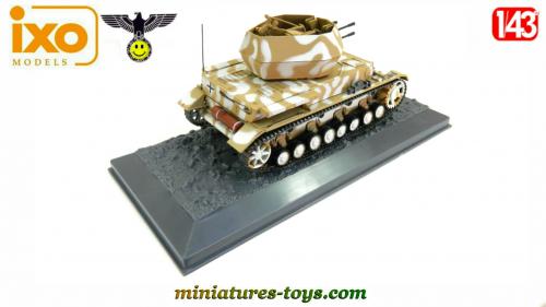 Char Allemand Wirbelwind Flakpanzer 1:43 - Modèle Réduit Militaire Altaya, Canons Quadruples