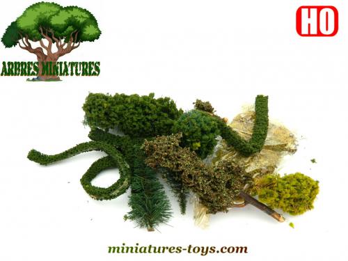 Busch 6619 Quatre Agrumes Arbres En Jardinières