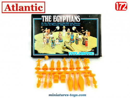 Boîte Vide Atlantic 'Petit Soldat' - Égyptiens, Bateau Du Pharaon, 1/72, 1970