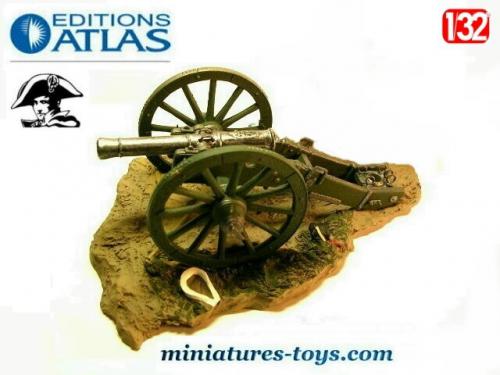 Canon Gribeauval 1/18 DENIX - Modèle Empire Napoléon, Plomb Peint, Complet - Occasion Très Bon état