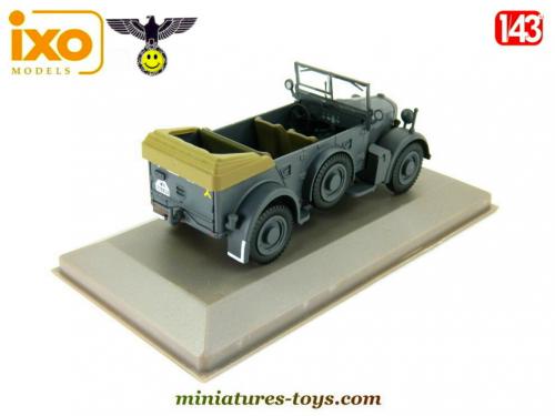 Miniature 1/43 Jeep Horch Kfz.15 Allemagne WWII - IXO / Atlas, Métal, Boîte Fermée - Véhicule De Commandement