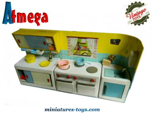 Moule à Gâteau Métal Vintage - Jouet Dinette Ancien Pour Enfant, En Tôle