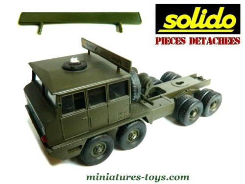 Solido 211 Bis - Tracteur Berliet T12 Porte-char Avec Son Char (voir Description)