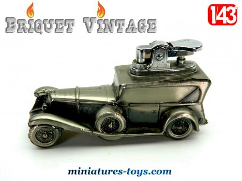 ANCIEN CENDRIER ET Voiture Miniature Métal Daimler 1897 Collection