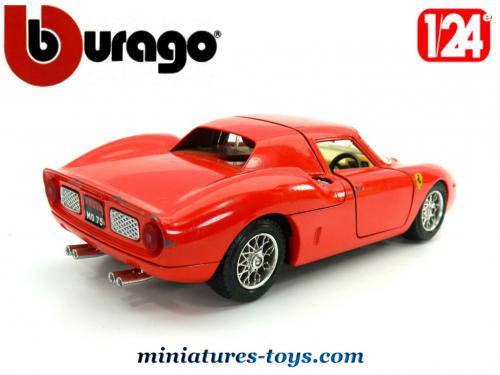 BURAGO 0506AG Scale 1/24 | FERRARI 250 LE MANS 1965 - AGRUVIT RED
