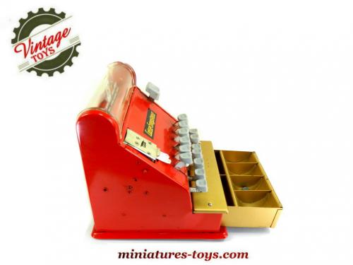 Ancien jouet CAISSE ENREGISTREUSE métal Vintage années 50