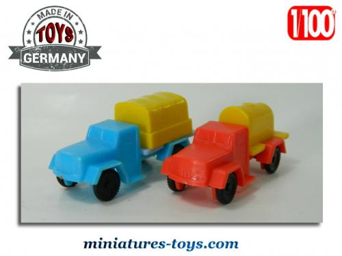 Camion En Plastique Ancien W-Germany - Occasion Collection Jouet Vintage
