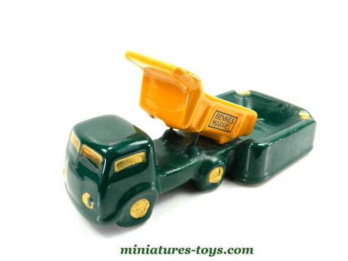 Ancien Cendrier Publicitaire Camion Panhard Benne Marel 1960 Faience