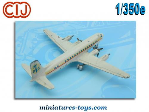 Le Douglas DC7 en avion miniature métal par CIJ au 1/350e