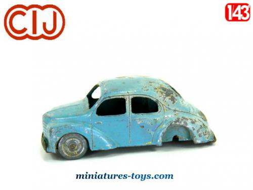 【piccolo】 CIJ 3/48 4CV RENAULT La Renault 4cv miniature premiere version de 1949 par CIJ au 1/43e