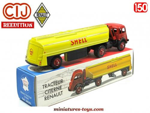 Modèle Réduit 1/43 : Renault Fainéant Citerne Azur Desmarais Frères - IXO/ALTAYA