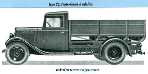 Ancienne Voiture Jouet Citroën Ixo U23 Calberson Camionnette échelle 1/43 - Occasion, Modèle En Métal Noir