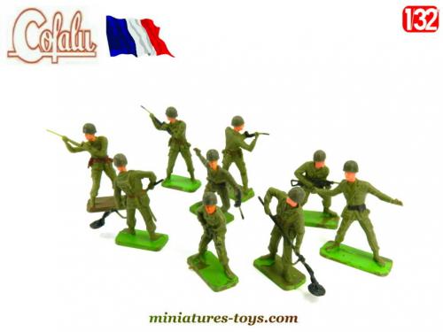 4 soldats en plastique de COFALU