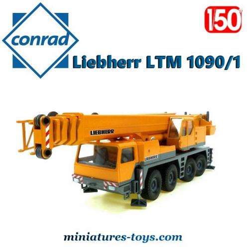 Camion Grue Liebherr 1/50 GESCHA - Métal - Modèle Chantier TP (occasion)