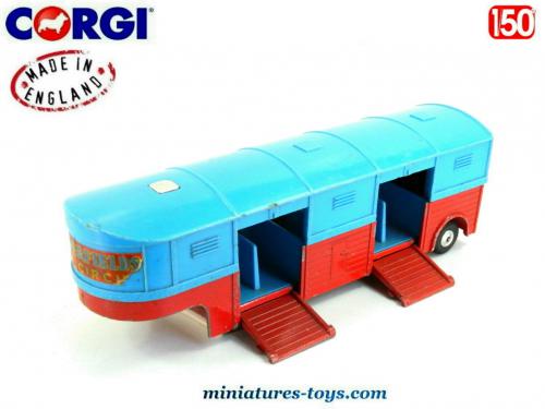 Corgi GB Remorque Cirque Chipperfields 1/43 – Transport Animaux Ours – Zamac